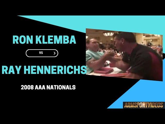 Ron Klemba vs Ray Hennerichs  -  2008 AAA Nationals