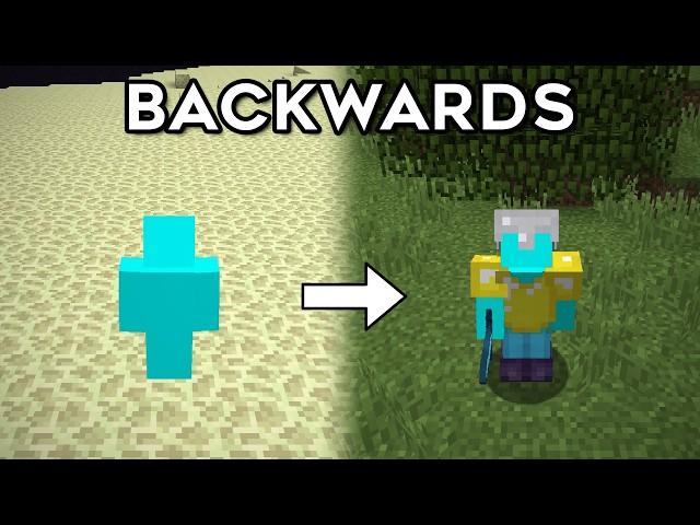 Is It Possible To Beat Minecraft Backwards?