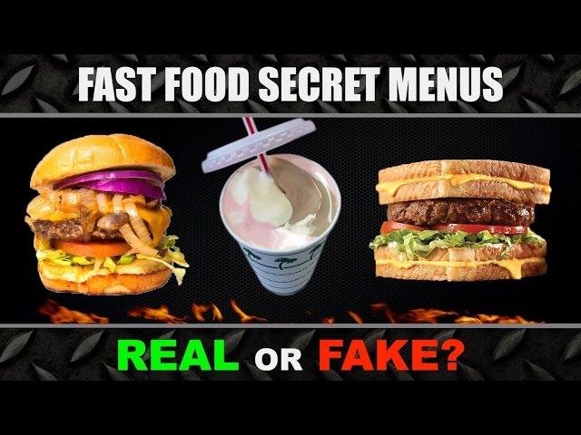 Fast Food SECRET MENU Experiment