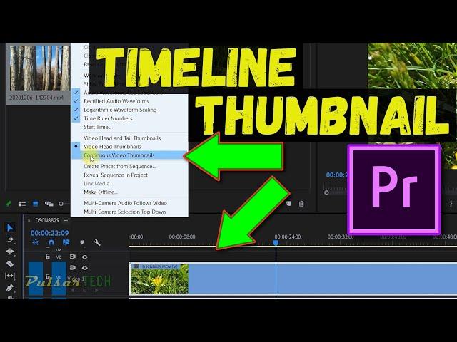 HOW TO ENABLE TIMELINE THUMBNAILS IN ADOBE PREMIERE PRO?