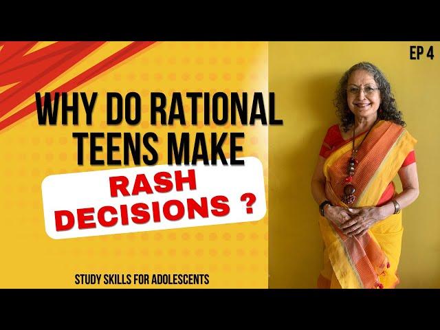 How to develop Study Skills in Adolescents? Episode - 4 - Impulse Control I Devika Nadig