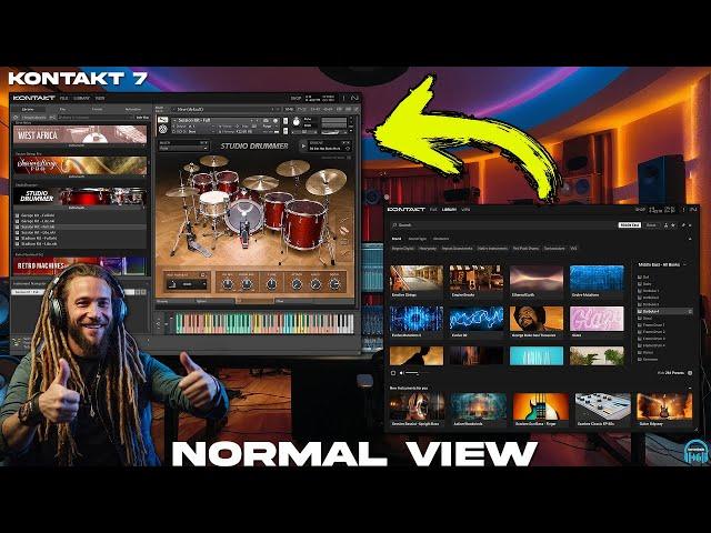 KONTAKT 7 - How To Get the Normal/Classic Interface 