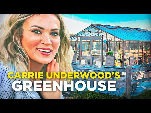 Carrie Underwood's EPIC Greenhouse Buildout - @carrieunderwood