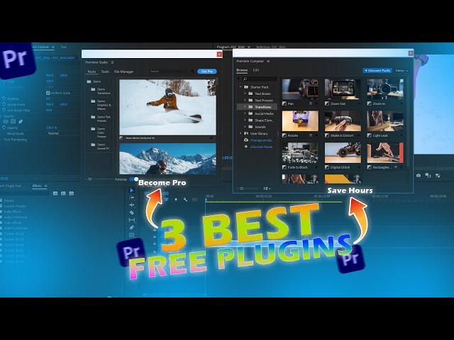 Top 3 PREMIERE PRO Plugins 2024 | The FREE Plugin Every Video Editor NEEDS!