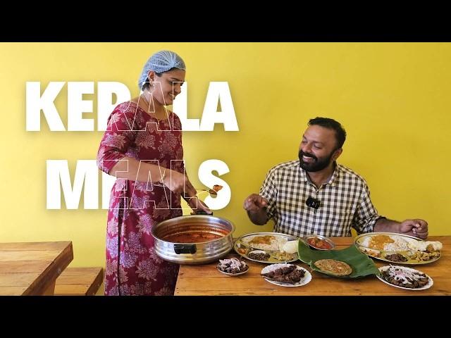 കടുംപിടി വീട്ടിൽ ചെമ്പല്ലിയും മീൻ പേരയും | Homely Kerala Meals in Kadumpidi - Kochi to Munnar route