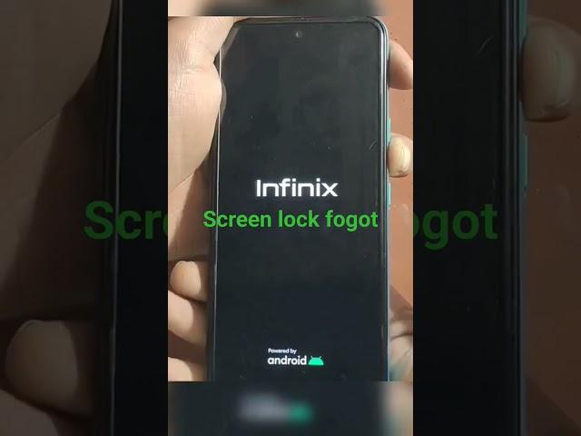 all infinix pattern lock forgot 