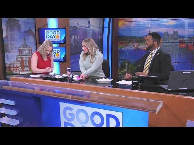 "Good Day Virginia" team decorates Easter eggs