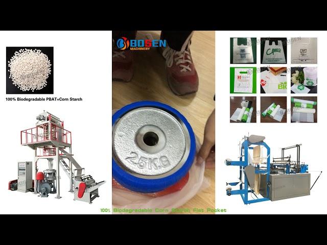 Biodegradable bag making machine