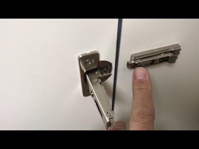 How to mount a concealed hinge - The Closet Doctor