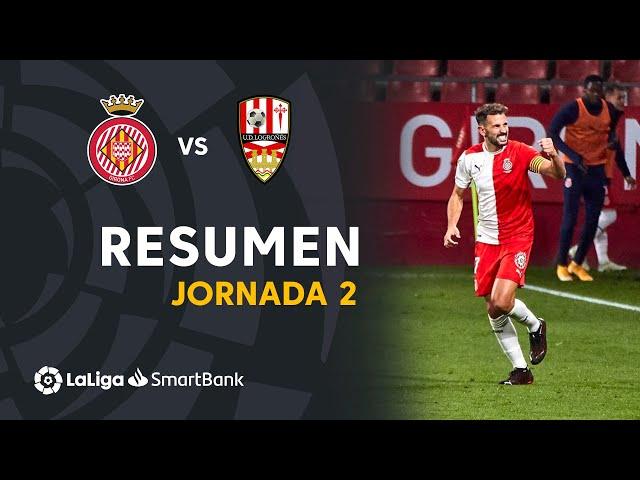 Highlights Girona FC vs UD Logroñés (2-0)