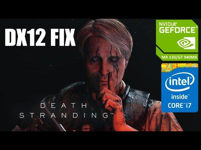 Death Stranding DX12 FIX | MX130/GT 940MX | 2GB GDDR5 | Performance Review