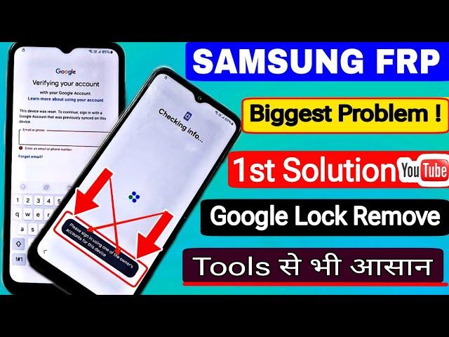 Samsung Frp Bypass 2024 (Gmail Not Login) All Android Solution 13-14 New Software Samsung Frp Remove