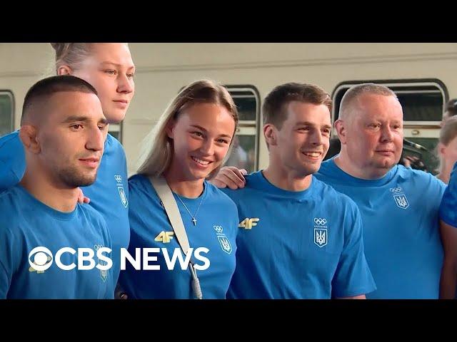 Ukrainian Olympic team hollowed out by war heads to Paris