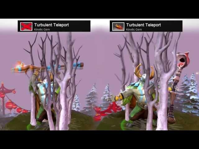 Dota 2 Nature's Prophet - Turbulent Teleport kinetic gem review