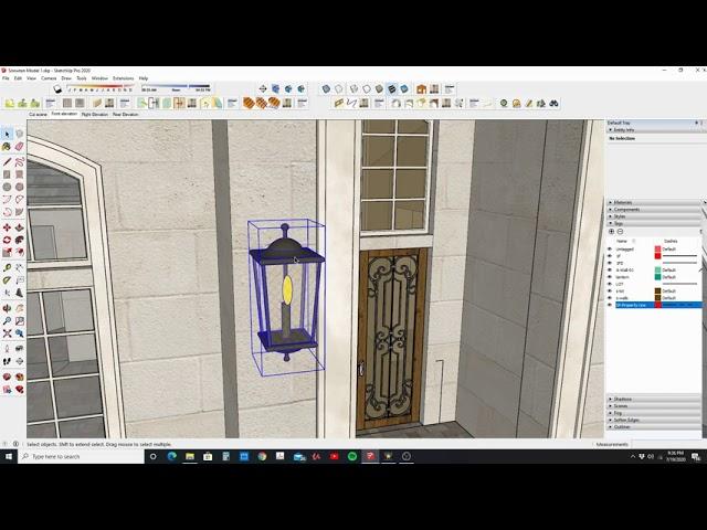 How to Change Tags - layers In SketchUp