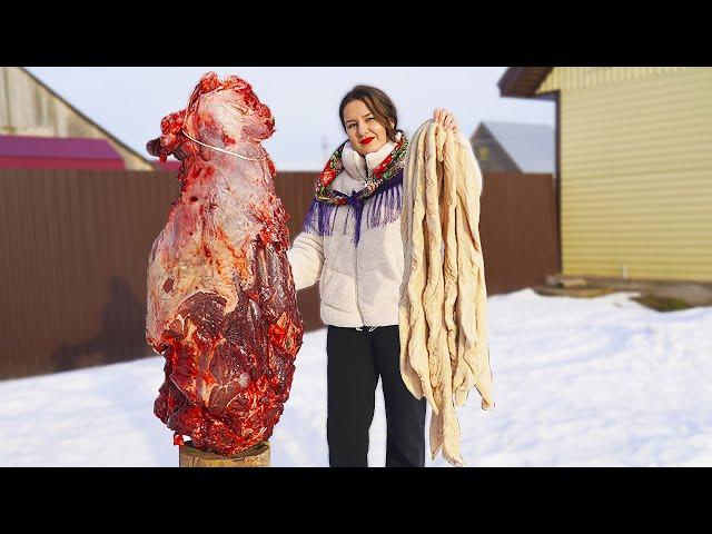 Meat in the Gut. Horse Sausage Shuzhuk / Elin Gabsel