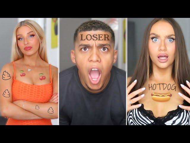 EXTREME TATTOO ROULETTE w/ Boyfriend And Sister!!