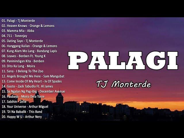 Palagi - TJ Monterde  Best OPM Tagalog Love Songs With LyricsOPM Trending 2024 Playlist #vol2