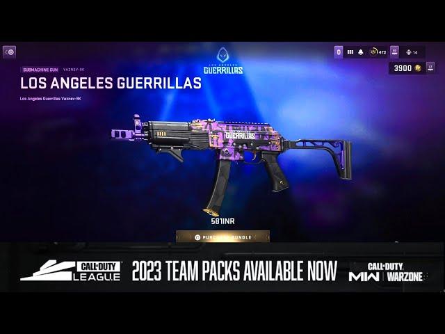 CDL 2023 Team Packs Los Angeles Guerrillas MODERN WARFARE 2 Los Angeles Guerrillas |MW2 New CDL Pack