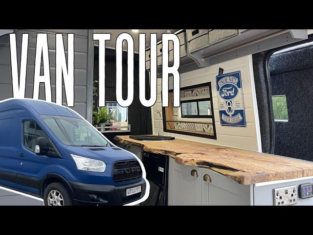 FULL VAN TOUR | (FOR SALE) - DIY Ford Transit Campervan Conversion