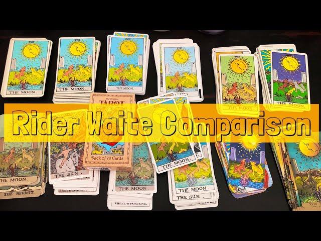 Rider Waite Comparison