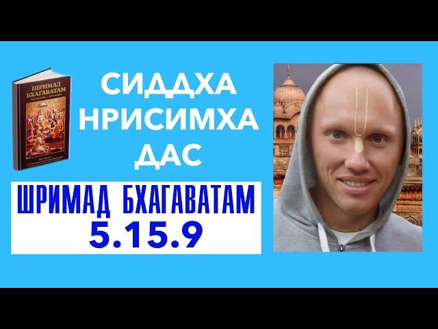 Сиддха Нрисимха дас — ШБ 5.15.9 (Не отвлекайтесь на временное)