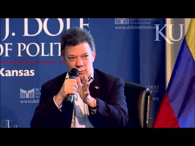 A Conversation with President Juan Manuel Santos at KU