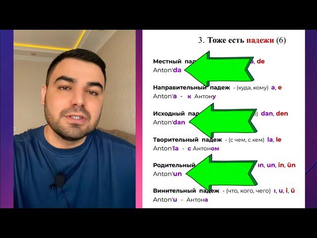 Урок 2. Освоение турецкого: Полное руководство по 6 падежам и гармонии гласных