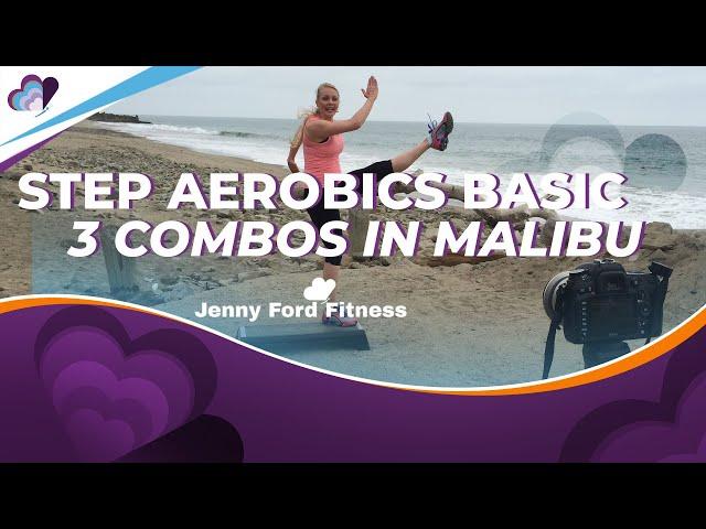 Step Aerobics Basic | Malibu | 42 Minutes | 4 Combos | At-Home Workout | Cardio Step Across America