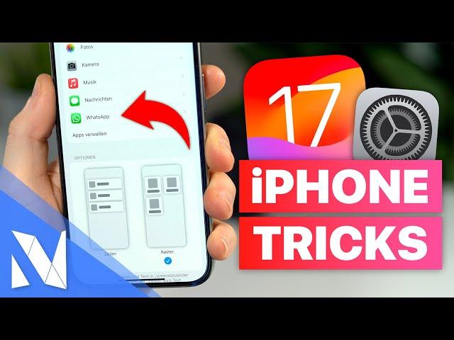 iPhone Tricks & Einstellungen, die (fast) KEINER kennt (iOS 17) | Nils-Hendrik Welk