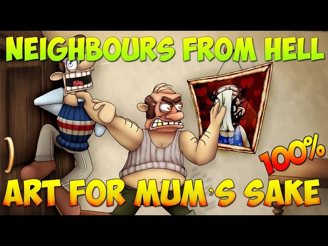 Neighbours from Hell. Art For Mum’s Sake. PC [Walkthrough] Strategy,