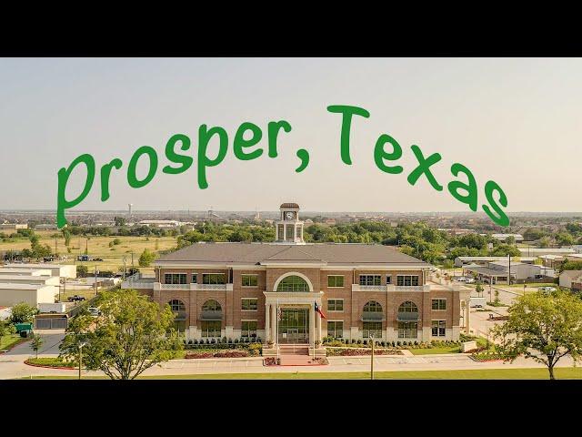 4K Drone Video of Prosper, Texas