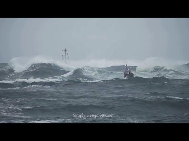 Dangerous Bar Crossing, F/V Sylvia with USCG escort