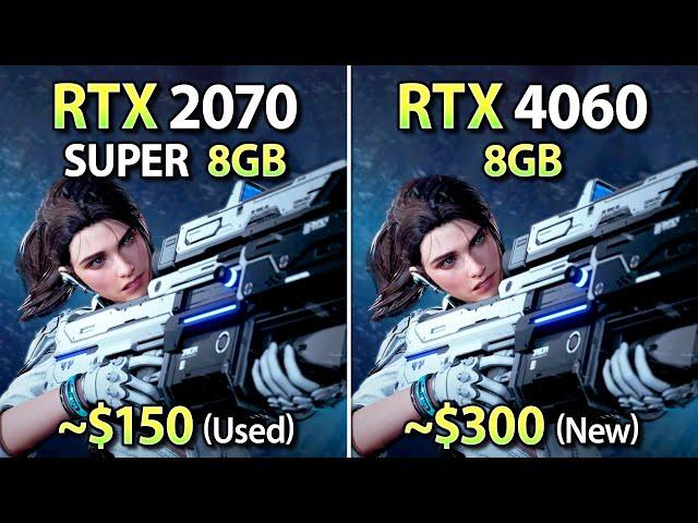 RTX 2070 Super vs RTX 4060 - Test in 2024 