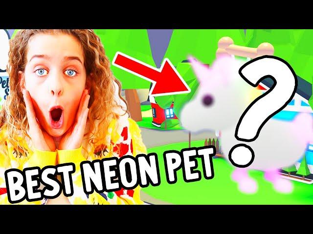 WHO CAN MAKE THE BEST NEON PET in Adopt Me Gaming w/ The Norris Nuts