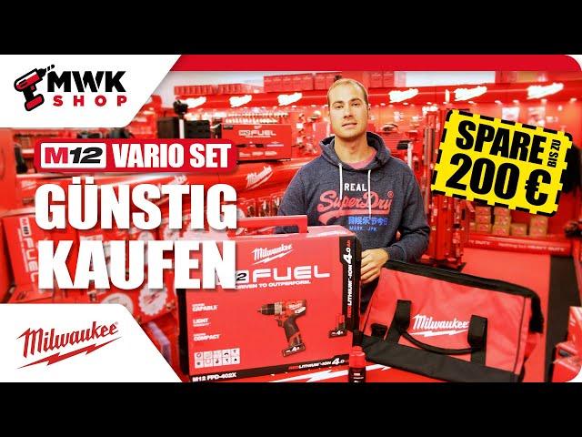 MWK Shop - Milwaukee M12  Vario Set selber zusammenstellen  & GÜNSTIG kaufen