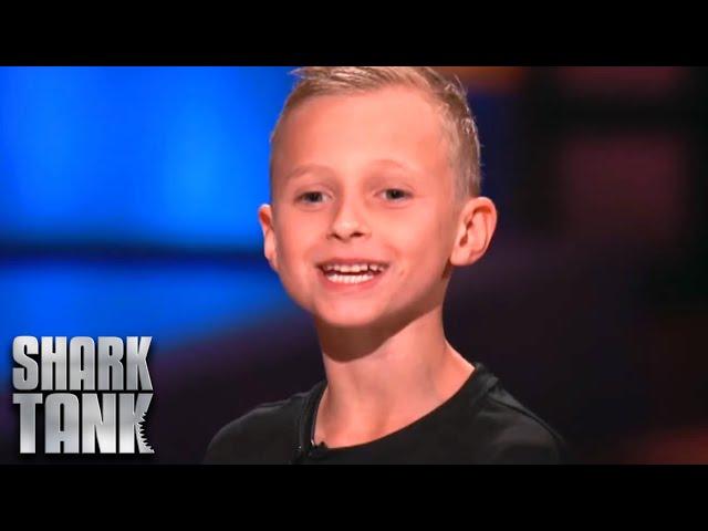 Shark Tank US | Junior Entrepreneur Pitches Glove Wrap!