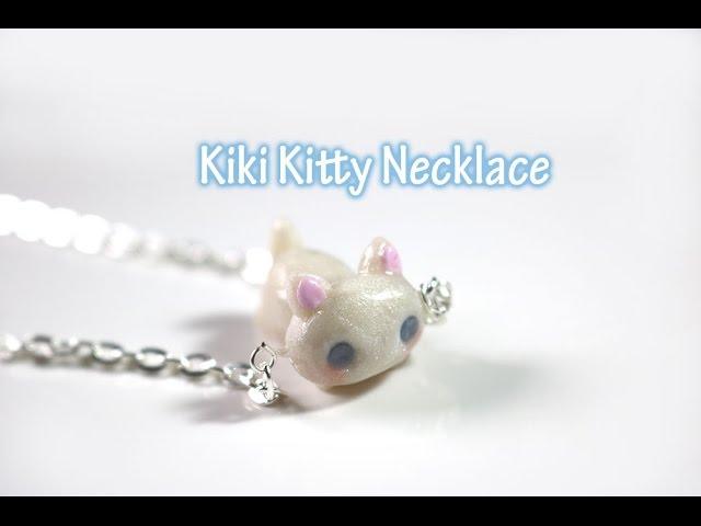 Tutorial: Kiki Kitty Necklace - Polymer Clay