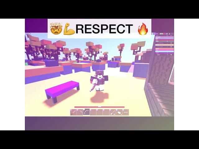 RESPECT! Crlptex Crazy Bow Shot (Roblox BedWars)