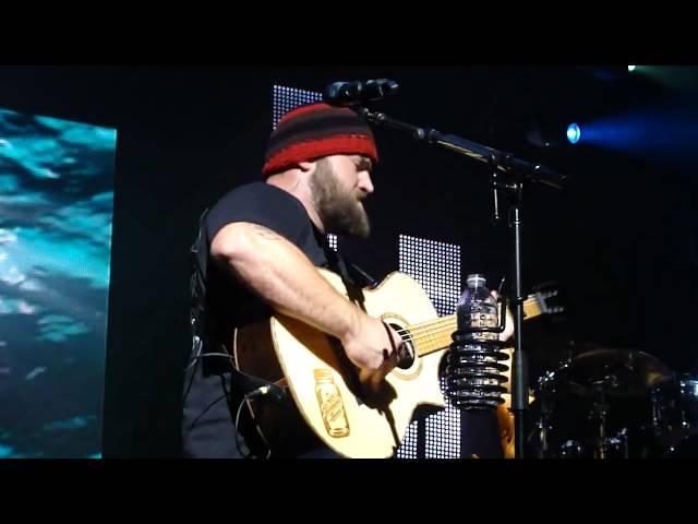Zac Brown with new Burchette Guitar , first performance