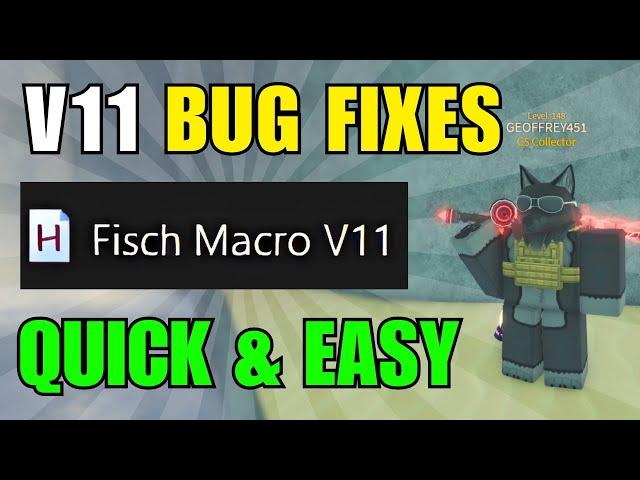 Roblox Fisch Macro V11 BUG FIXES!