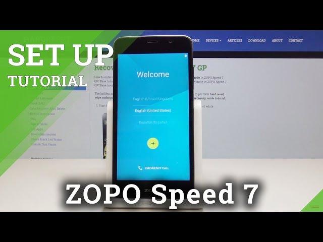 How to Activate ZOPO Speed 7 - Configuration / Set Up Proccess