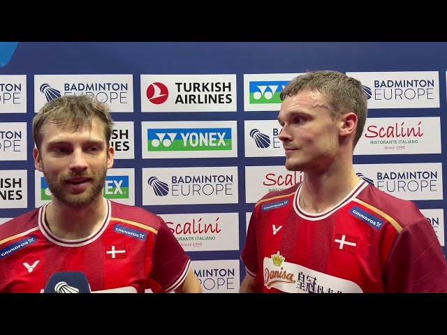 "WE WERE TESTED" Kjær/Søgaard REACTS to win against ENGLAND - 2025 EMTC