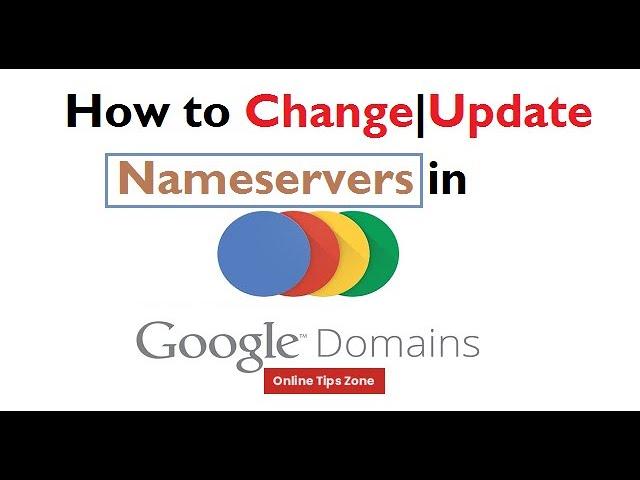 how to change Nameservers in google domains