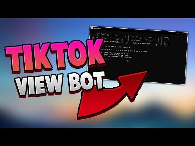 TikTok View Bot *FREE* (WORKING 2021) How To Get TikTok View Bot Method!