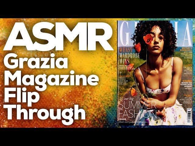 ASMR Grazia magazine flip through, StevenAntonyASMR