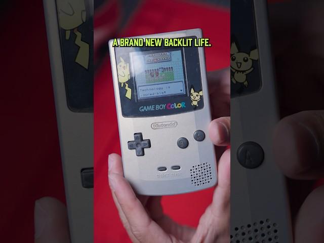 The Easiest Way to Backlight your Gameboy Screen! #gameboy #pokemon