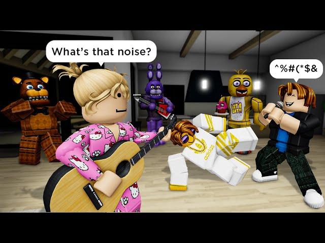 FIVE NIGHTS AT FREDDY'S 4: SLEEPOVER  Roblox Brookhaven  RP - Funny Moments