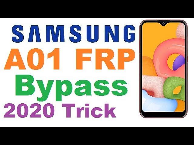 SAMSUNG GALAXY A01 FRP/GOOGLE LOCK BYPASS ANDROID 10 U2 2020 NEW TRICK BY GSMJAFARABAD TEAM