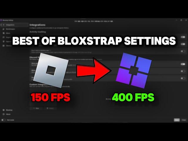 COMPLETELY END LAG IN LOWEND PC/LAPTOP | bloxstrap best fastflag | roblox